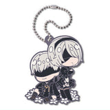 Deformed Rubber! NieR:Automata Ver1.1a Keychain [8.2B/9S]