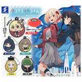 Lycoris Recoil Rubber Mascot [All 5 type set(Full Complete)]