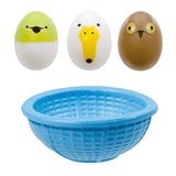Manmaru tori pack [4.Basket and 3 birds (white-eye, duck, nightjar)]