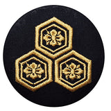 Busho kamon embroidered tin badge [5.Kanetsugu Naoe]