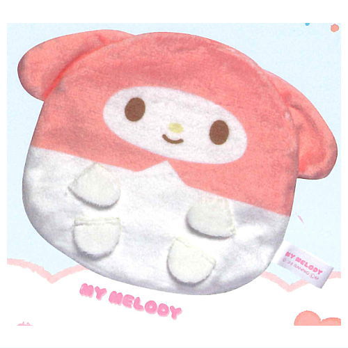 Sanrio Characters Funyumaru! Fuwafuwa pouch collection [3.My Melody]