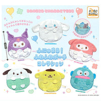 Sanrio Characters Funyumaru! Fuwafuwa pouch collection [All 6 type set(Full Complete)]