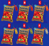 HARIBO Mini Cushion Mascot & Gummy Figure ball chain [All 6 type set(Full Complete)]