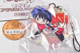Ranma 1/2 Kirarin acrylic strap [4.Ranma & Ranma]