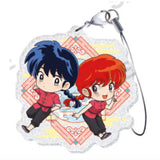 Ranma 1/2 Kirarin acrylic strap [4.Ranma & Ranma]