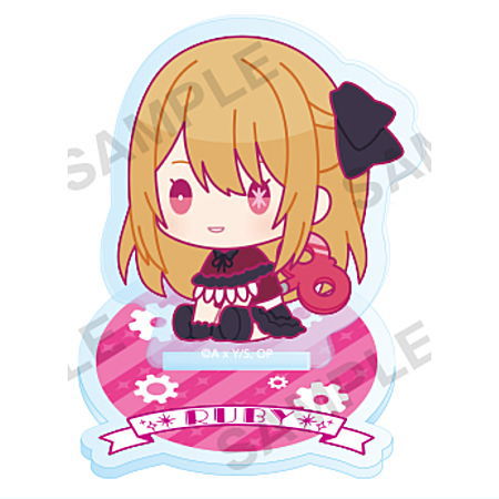 Oshi no Ko Petit Acrylic Stand petattonejimaki ver. [3.Ruby]