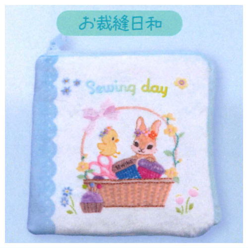 Spica-pika Fairytale Forest Fluffy Picture Book Pouch [3.Good day for sewing]