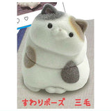 Ushihito's Pocha Pocha Cat-sama Flocky Figure Part.3 [1.Sitting pose Calico]