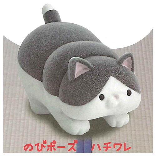 Ushihito's Pocha Pocha Cat-sama Flocky Figure Part.3 [2.Nobi pose Hachiware]