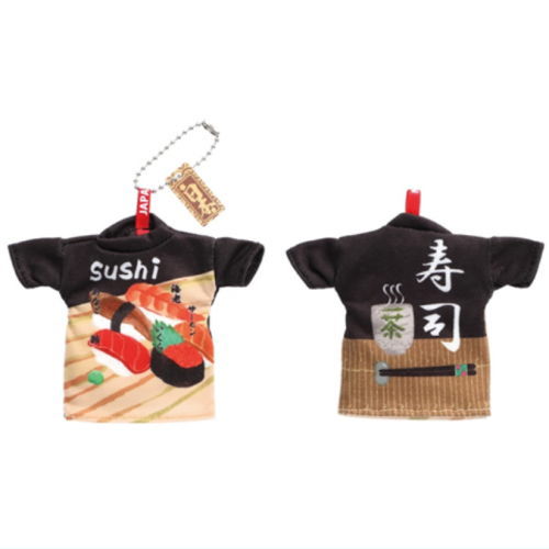 Welcome to JAPAN! T-shirt key chain [6.Sushi]