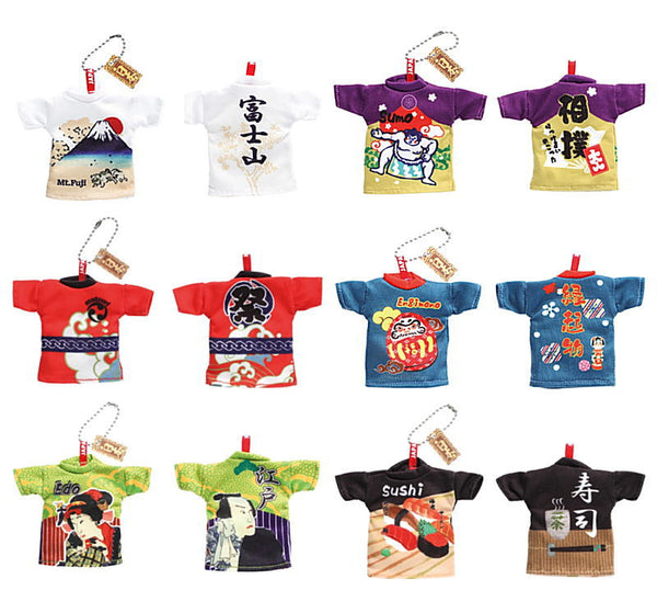 Welcome to JAPAN! T-shirt key chain [All 6 type set (Full Complete)]