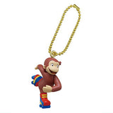 Curious George Let's play sports! Figure mascot [1.Roller skates]