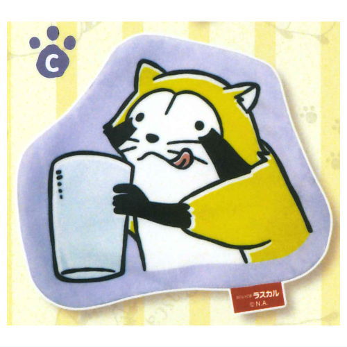 World Masterpiece Theater Rascal Fuwafuwa Die-cut Pouch [3.C]