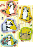 World Masterpiece Theater Rascal Fuwafuwa Die-cut Pouch [All 5 type set(Full Complete)]