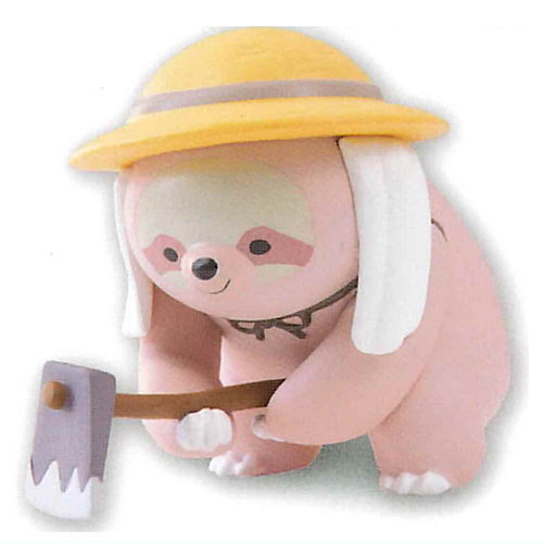 Sloth farmer mascot figure new color ver. [1.Plow the field]