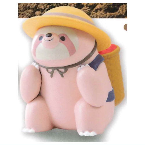 Sloth farmer mascot figure new color ver. [5.Carrying basket]