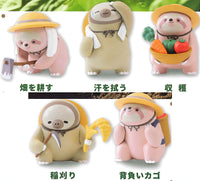 Sloth farmer mascot figure new color ver. [All 5 type set(Full Complete)]