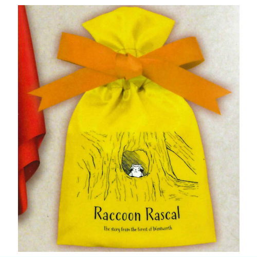 World Masterpiece Theater Ribbon Kinchaku Pouch [4.Rascal A]