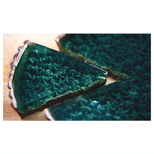 Chocolate Cacao miniature collection [3.Chocolate mint tart emerald marine  and coral reef (1 piece)]