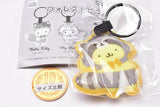 Sanrio Characters Forest Animal PUSH Light Key Ring [1.Pompompurin]