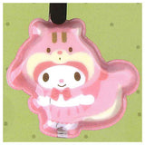 Sanrio Characters Forest Animal PUSH Light Key Ring [4.My melody]