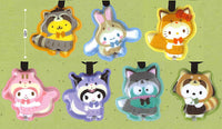 Sanrio Characters Forest Animal PUSH Light Key Ring [All 7 type set (Full Complete)]