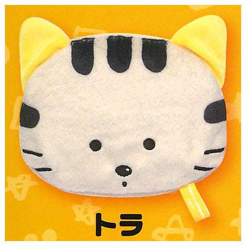 Tama & Friends Fuwafuwa Face Pouch [3.Tora]