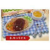 Old-fashioned Western restaurant menu mascot [2.Cutlet rice]