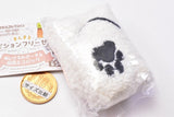 Manmaru Bichon Frise plush toy pouch & All-over pattern eco bag [3.Manmaru pouch (butt)]