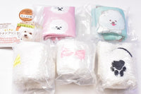 Manmaru Bichon Frise plush toy pouch & All-over pattern eco bag [All 5 type set(Full Complete)]