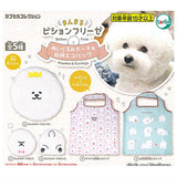 Manmaru Bichon Frise plush toy pouch & All-over pattern eco bag [All 5 type set(Full Complete)]