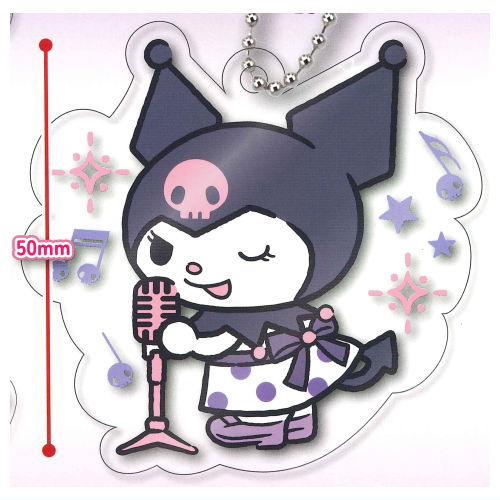 Kuromi acrylic key chain [1.Artist]