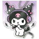 Kuromi acrylic key chain [2.Headphone]