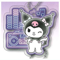 Kuromi acrylic key chain [3.Neon DJ]