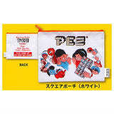PEZ colorful! Assorted collection [4.Square pouch (white)]