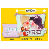 PEZ colorful! Assorted collection [5.Trapezoid pouch (mint)]