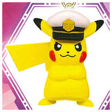 Pokemon Netsuke Mascot Aratanaru Tabidachi [3.Captain Pikachu]