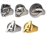 AVENGERS METAL RING COLLECTION [All 5 type set(Full Complete)]