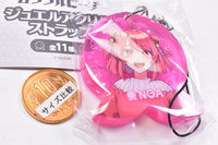 Colorful peach Jewel Acrylic Strap [2.Noa]