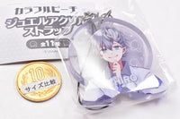 Colorful peach Jewel Acrylic Strap [7.Hiro]