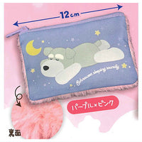 Schnauzer fuwafuwa pouch [2.Purple x Pink]