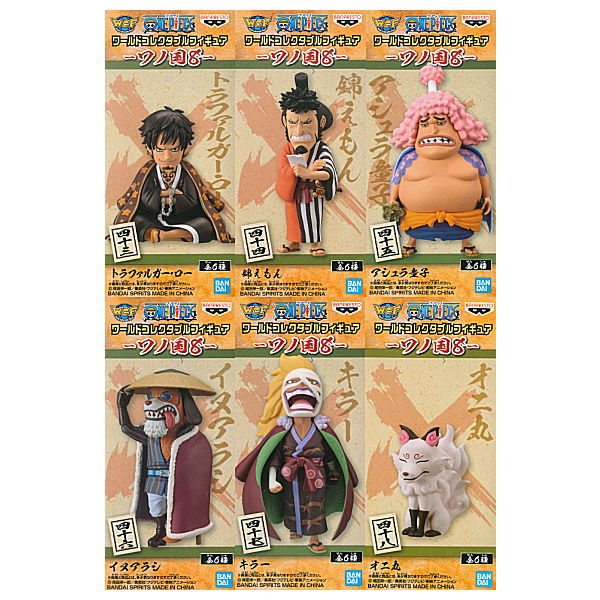 ONE PIECE World Collectable Figure Wano Country Part.8 [All 6 type set(Full Complete)]