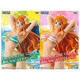 ONE PIECE GRANDLINE GIRLS ON VACATION NAMI [All 2 type set(Full Complete)]