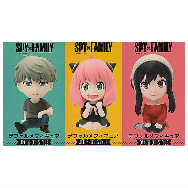 SPYxFAMILY deformed figure OFF shot style [All 3 type set(Full Complete)]