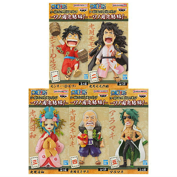 ONE PIECE World Collectable Figure Wano Country Final 1 [All 5 type set(Full Complete)]