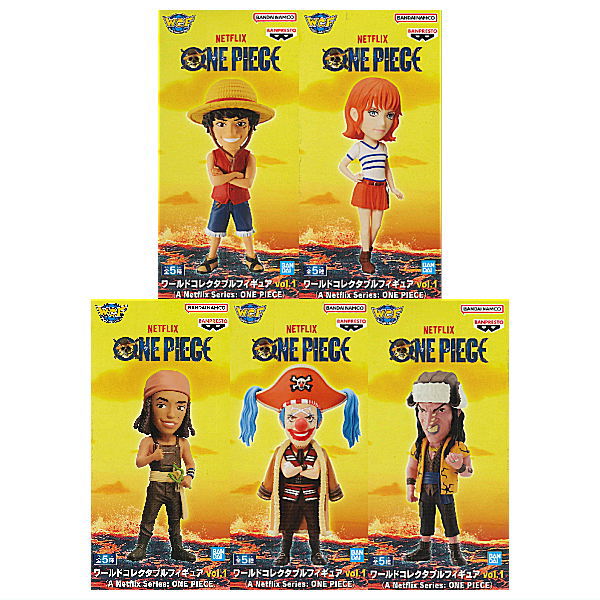 World Collectable Figure vol.1 (A Netflix Series: ONE PIECE) [All 5 type set(Full Complete)]