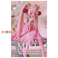 [Damage box]Hatsune Miku Noodle Stopper Figure Sakura Miku 2023 nikkoriver.