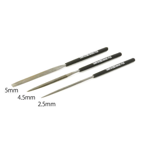 Tamiya Craft Tool Series No: 74104 Basic File set (Smooth Double Cut) JAN: 4950344741045