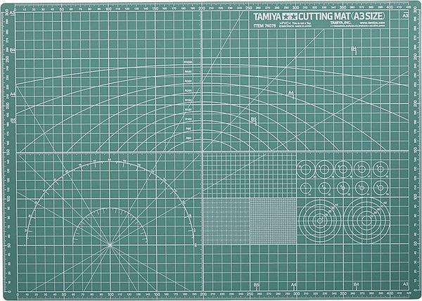 TAMIYA CRAFT TOOLS - 74076 - Cutting Matt (A3 Size/Green)