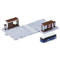 Tomica World Tomica Town Bus Stop (with Tomica) (Release June 25, 2022) JAN: 4904810209614